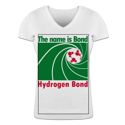 Foto Hydrogen Bond Camiseta cuello de pico chica foto 331350