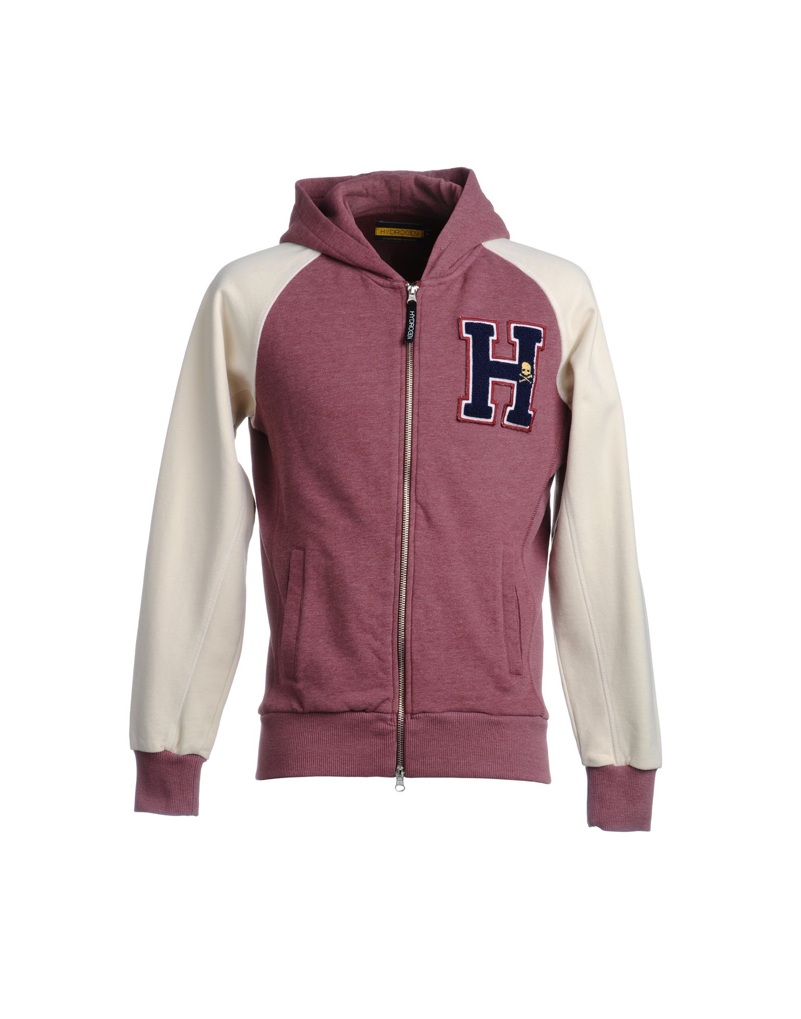 Foto Hydrogen Sudaderas Con Capucha Hombre Burdeos foto 604724