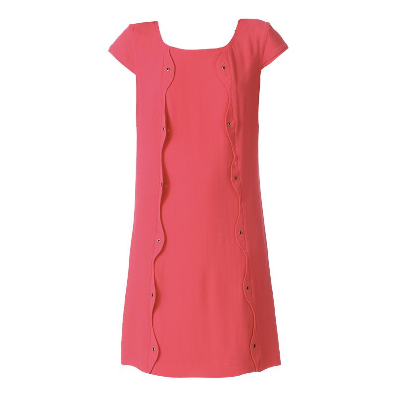 Foto I Code by IKKS vestido derecho - qb31094 - Rojo / Coral