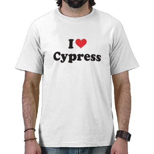Foto I corazón Cypress Camisetas foto 600419
