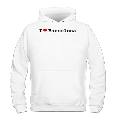 Foto I Love Barcelona Sudadera con capucha foto 682353