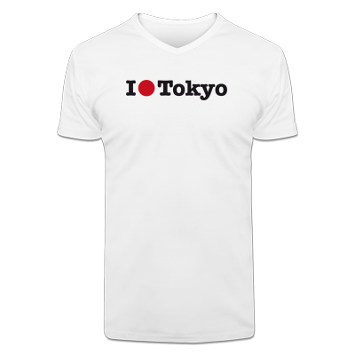 Foto I Love Tokyo Camiseta cuello de pico foto 209052