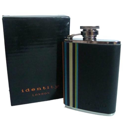 Foto Identity London 3oz Hip Flask, Gift Boxed