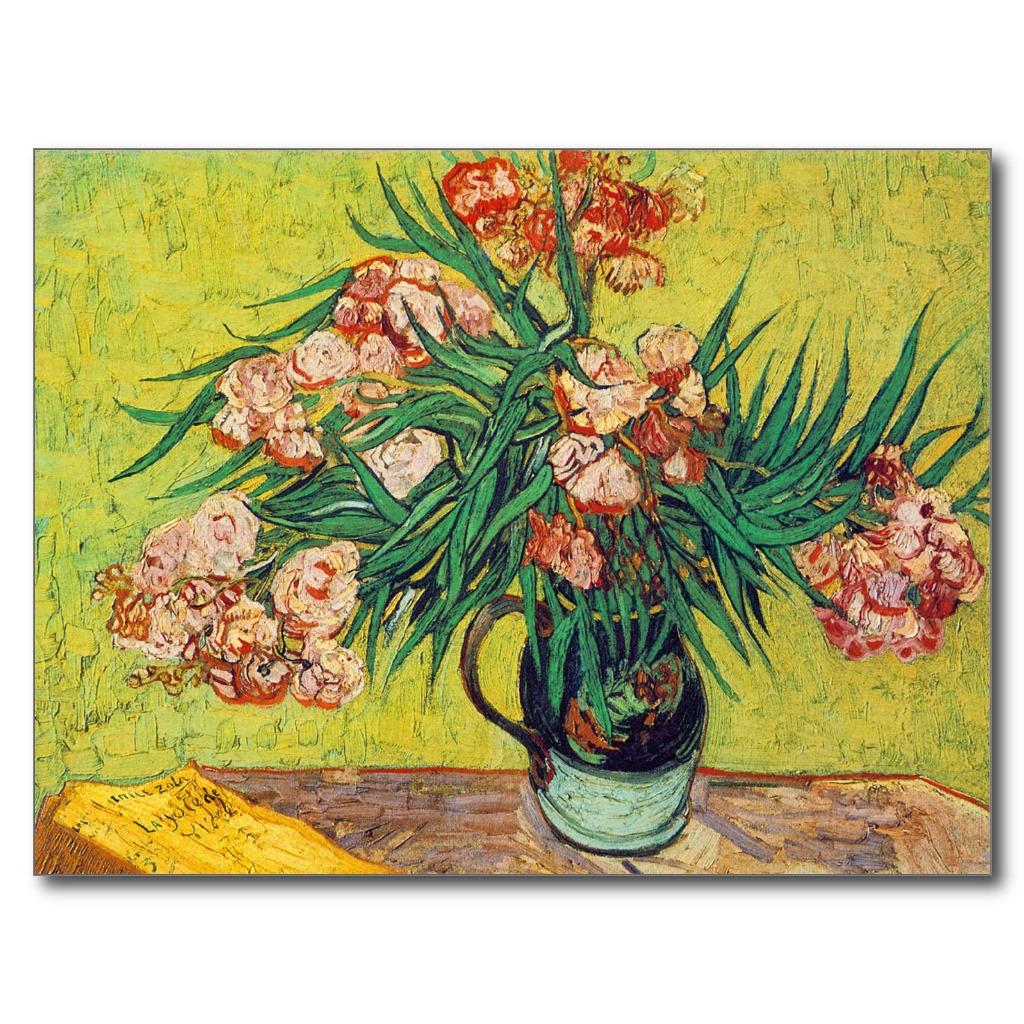 Foto Impresión de los Oleanders de Vincent van Gogh Postal foto 829756