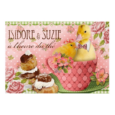 Foto INDIVIDUAL TABLE ISIDORE ET SUIZE ORVAL 42X30CM