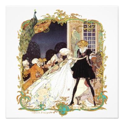 Foto Invitación del siglo XVIII del baile de disfraces (Paquete De 10) foto 354457