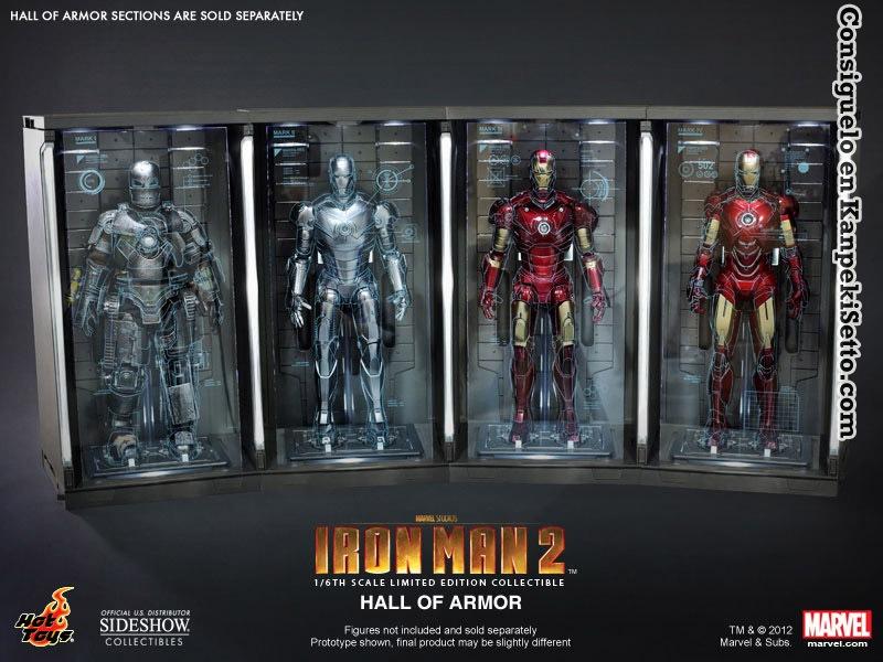 Foto Iron Man 2 Diorama 1/6 Hall Of Armor 34 Cm