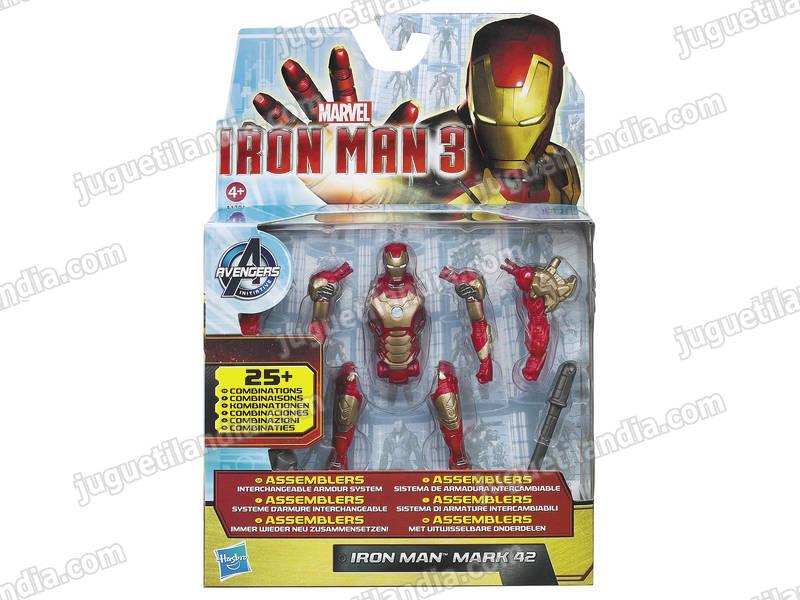 Foto Iron man figuras accion conexion 9 cm.