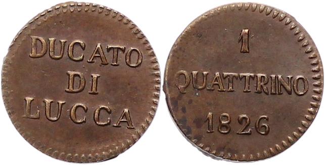 Foto Italien-Lucca Quattrino 1826