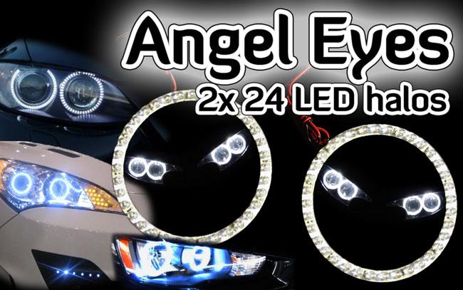 Foto Jaguar X-TYPE Ojos de ngel halo de luz del faro foto 539907