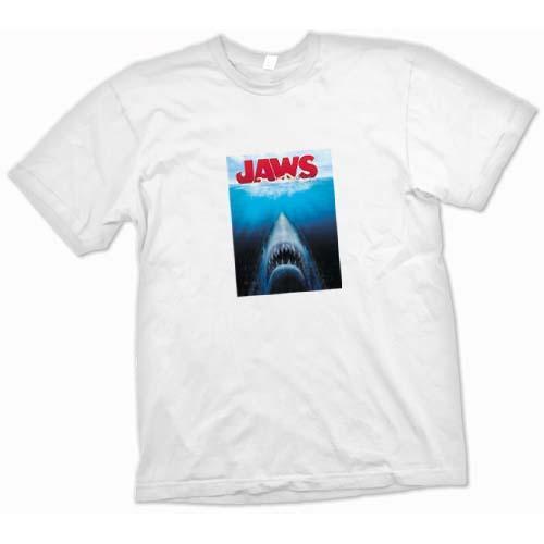 Foto Jaws Great White Shark - Movie White T Shirt foto 716151