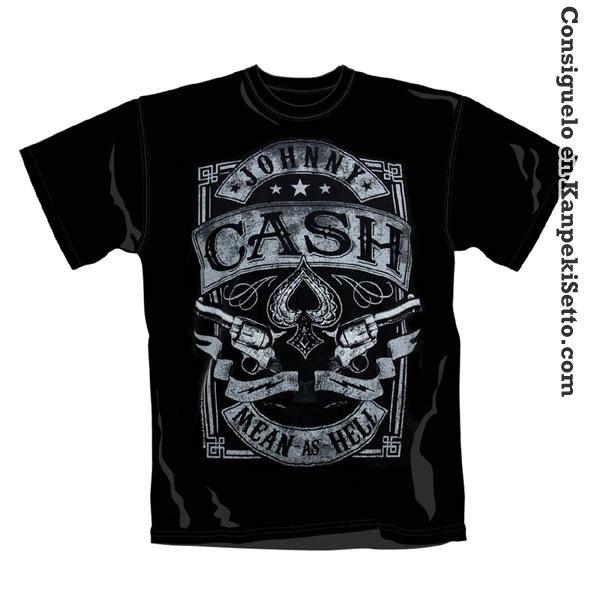 Foto Johnny Cash Camiseta Mean Talla S foto 779116