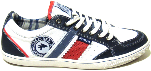 Foto Joma grafito blanco marino y rojo - 43 Blanco marino y rojo foto 317636