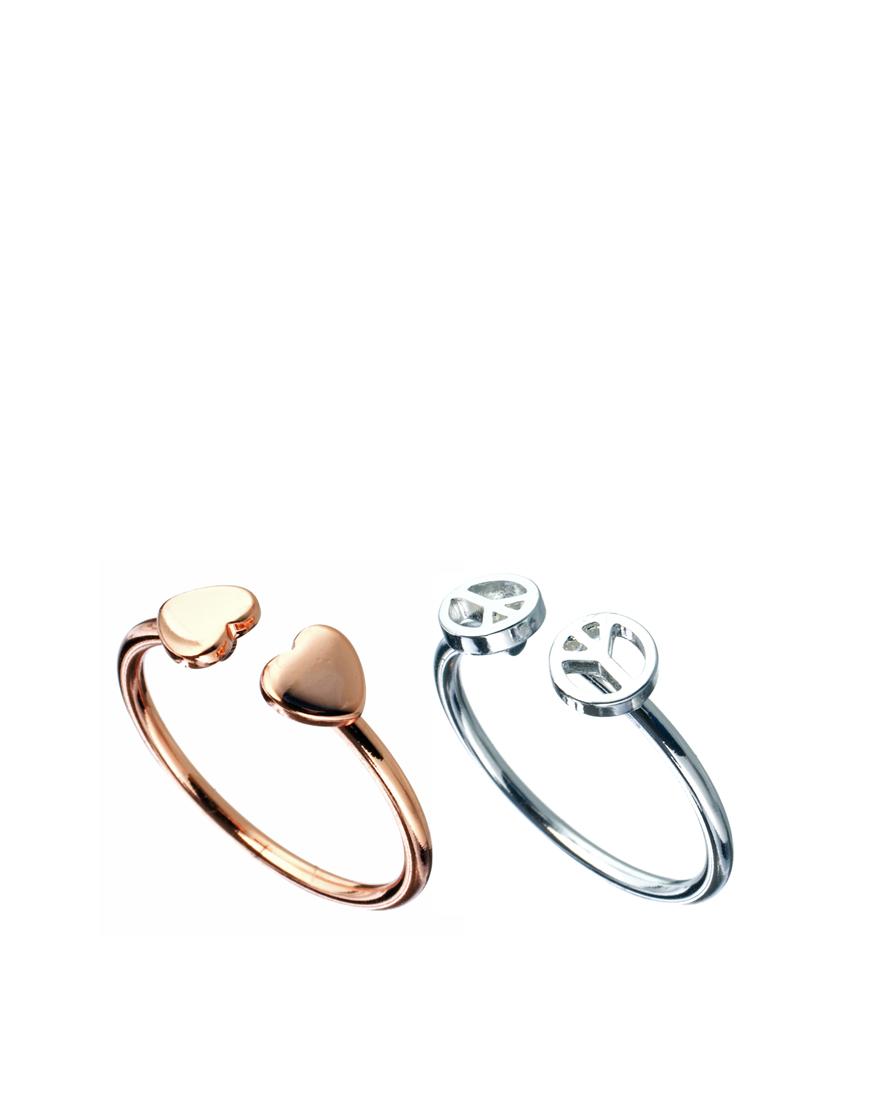 Foto Juego de anillos Peace Of My Heart de My Kitsch Mix metal foto 711267