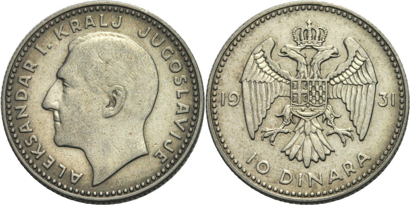 Foto Jugoslawien 10 Coinsa 1931