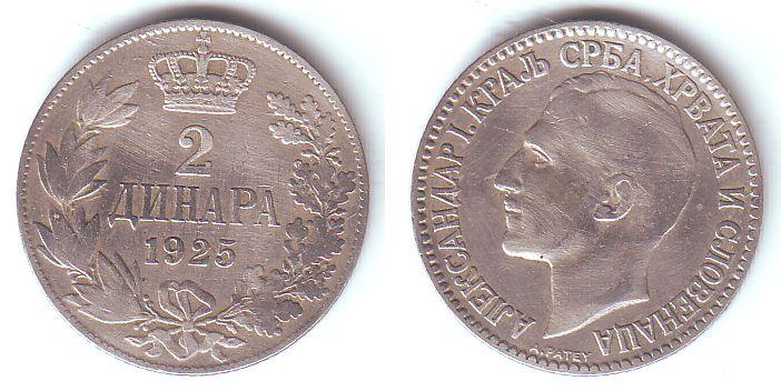 Foto Jugoslawien 2 Coins 1925 foto 858739