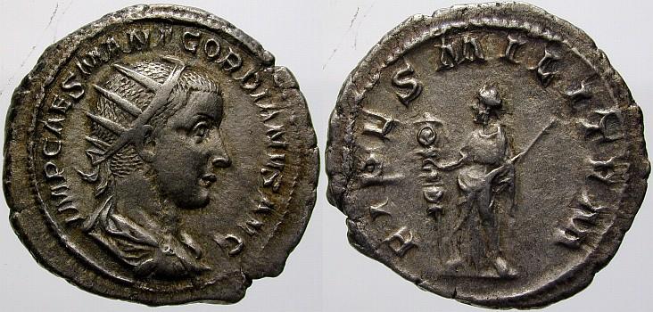 Foto Kaiserliche Prägungen Antoninian 238/239, Rom