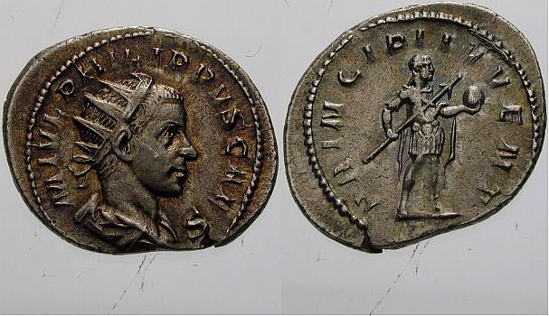 Foto Kaiserliche Prägungen Antoninian 245, Rom