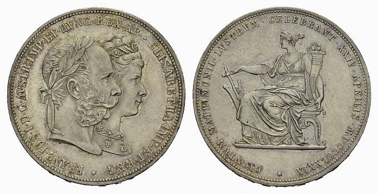 Foto Kaiserreich ÖSterreich 2 Gulden 1879 foto 150052