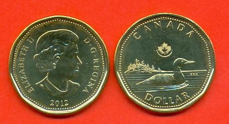 Foto Kanada, Canada 1 Dollar 2012 foto 146624