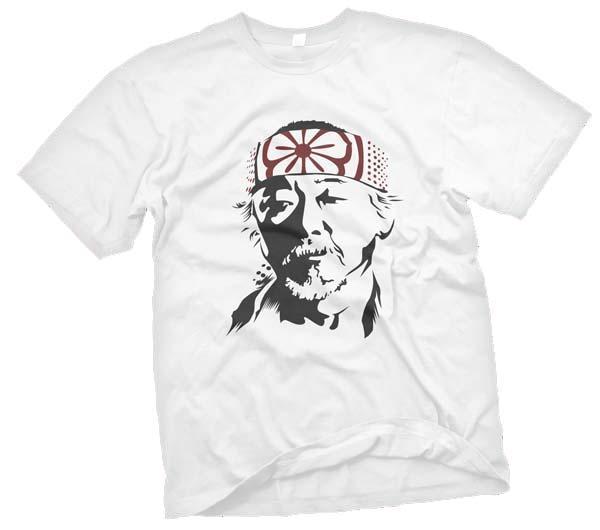 Foto Karate Kid Mr Miyagi - Portrait White T Shirt foto 820376