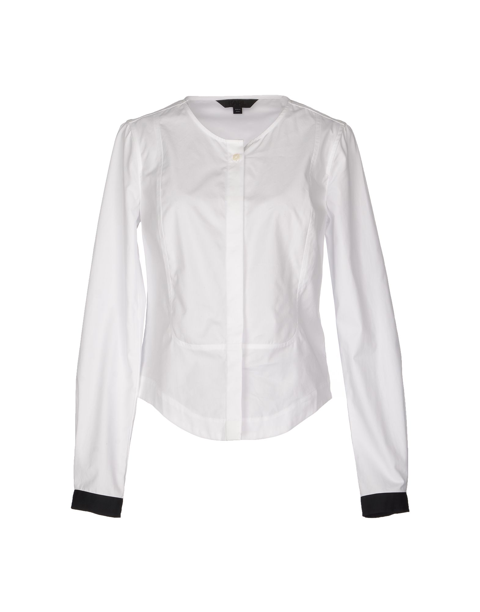 Foto Karl By Karl Lagerfeld Camisas De Manga Larga Mujer Blanco foto 788182