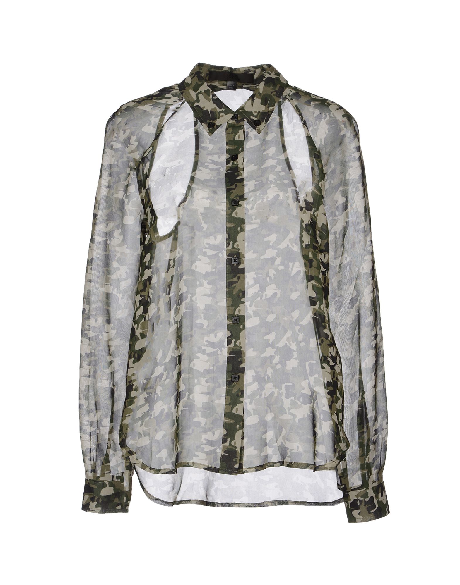 Foto Karl By Karl Lagerfeld Camisas De Manga Larga Mujer Verde militar foto 788183