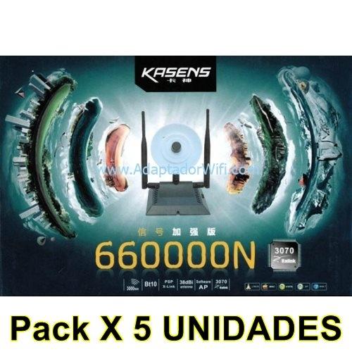 Foto Kasens 660000N Wifi 3000 mW Pack Mayorista Wifi X 5 unidades foto 281314