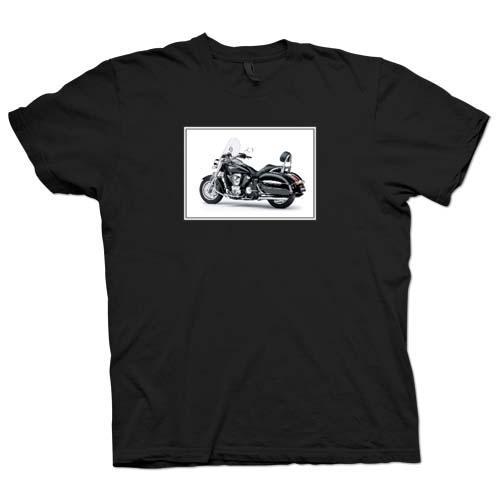 Foto Kawasaki Chopper Bike Black T Shirt foto 841079