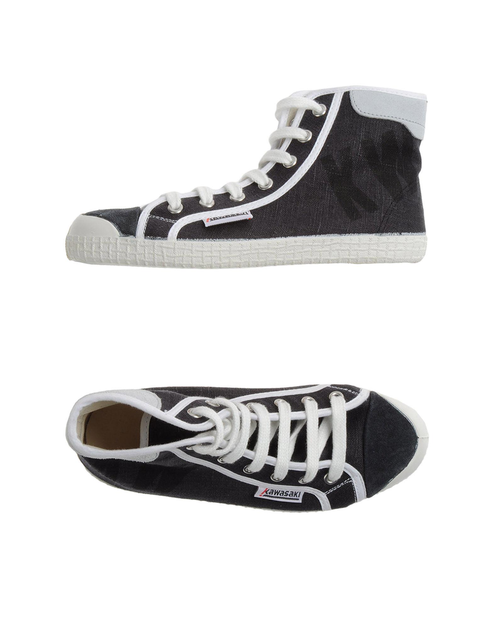 Foto Kawasaki Sneakers Altas Mujer Azul oscuro foto 916212
