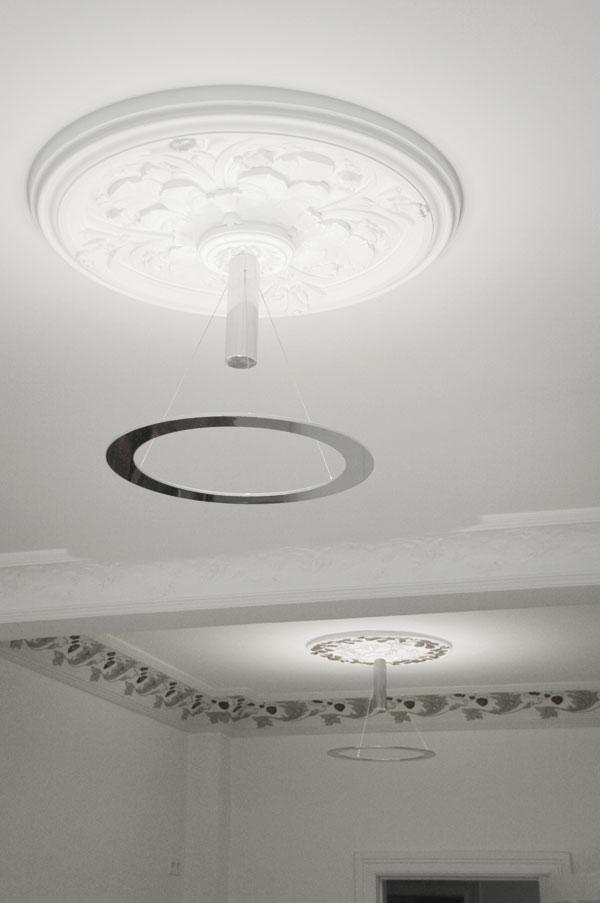 Foto KB Form Piani Rondo 680 Uplight Pendelleuchte