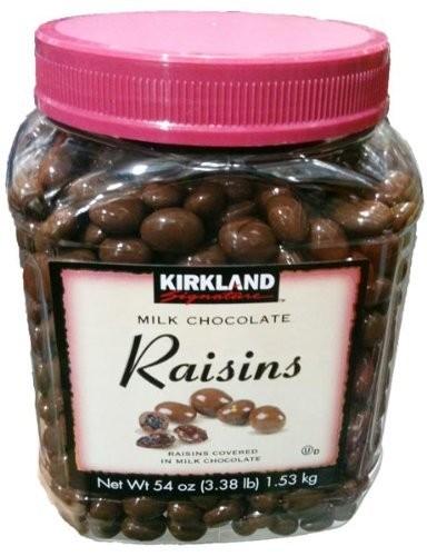 Foto Kirkland signature chocolate covered raisins 1.53kg foto 37353