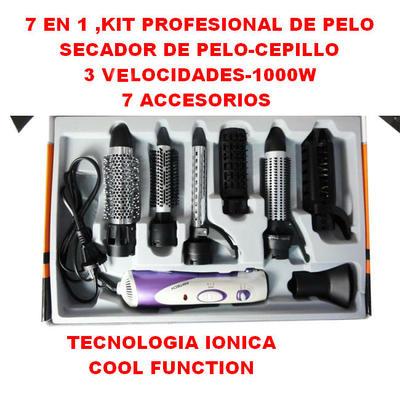 Foto Kit Cepillo-secador De Pelo Profesional 7 En 1 foto 58900