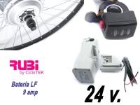 Foto Kit Rubí 24 v. con batería LF de 9 ah.