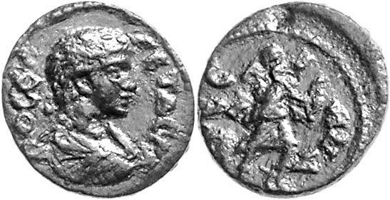 Foto Kleinasien Bronze aus Ephesos (Ionia) 198-209 foto 611215