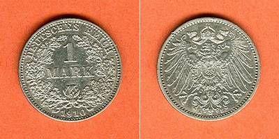 Foto Kleinmünzen 1 Mark 1910