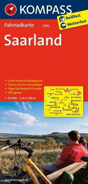 Foto KOMPASS Marco Polo Bicycle Map Saarland
