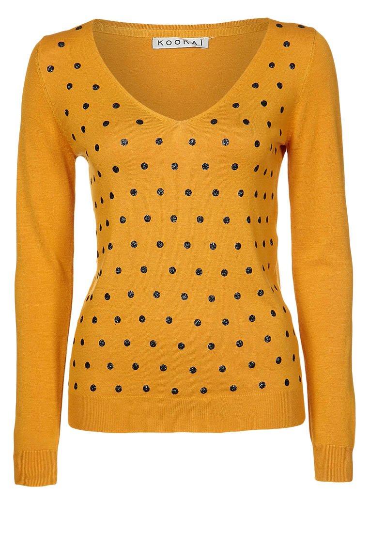 Foto Kookai Jersey De Punto Amarillo 40 foto 81270