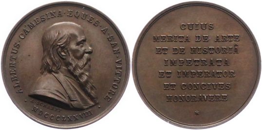 Foto Kunstmedaillen Bronzemedaille 1878