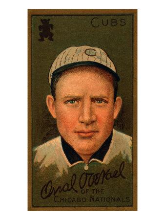 Foto Lámina Chicago, IL, Chicago Cubs, Orval Overall, Baseball Card, 61x46 in. foto 687455