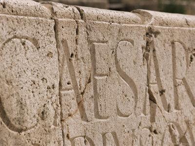 Foto Lámina fotográfica Engraving, Byzantine Church, Leptis Magna, Unesco World Heritage Site, Libya, North Africa, Africa de Nico Tondini, 61x46 in. foto 956878