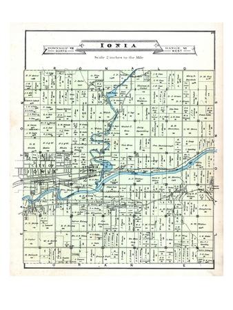 Foto Lámina giclée 1891, Ionia Township, Michigan, United States, 61x46 in. foto 611213