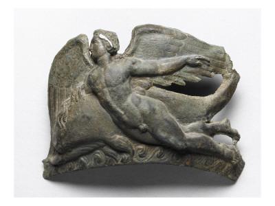 Foto Lámina giclée Applique : Eros chevauchant un dauphin, 61x46 in. foto 625750