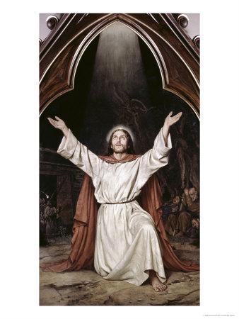 Foto Lámina giclée Christ on the Mount of Olives de Anker Lund, 41x30 in. foto 969125