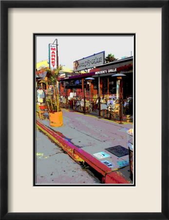 Foto Lámina giclée enmarcada Market, Venice Beach, California de Steve Ash, 53x41 in. foto 720687