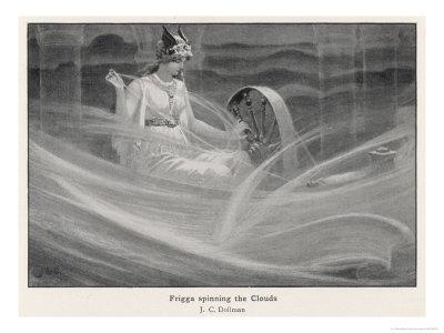 Foto Lámina giclée Freya Spinning the Clouds de J.c. Dollman, 61x46 in. foto 633725