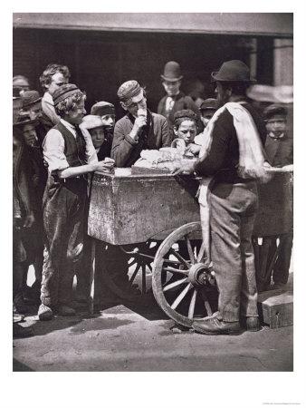 Foto Lámina giclée Half Penny Ices, from Street Life in London, 1876-77 de John Thomson, 61x46 in. foto 732465