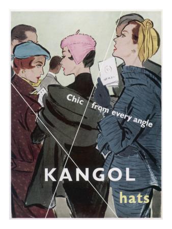 Foto Lámina giclée Kangol Advertisement 1956, 61x46 in. foto 663850