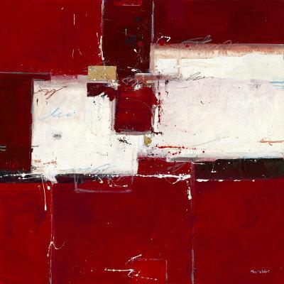 Foto Lámina Red I de Ron van der Werf, 100x100 in. foto 732481