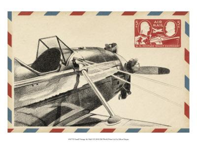 Foto Lámina Small Vintage Airmail I de Ethan Harper, 24x33 in. foto 626556
